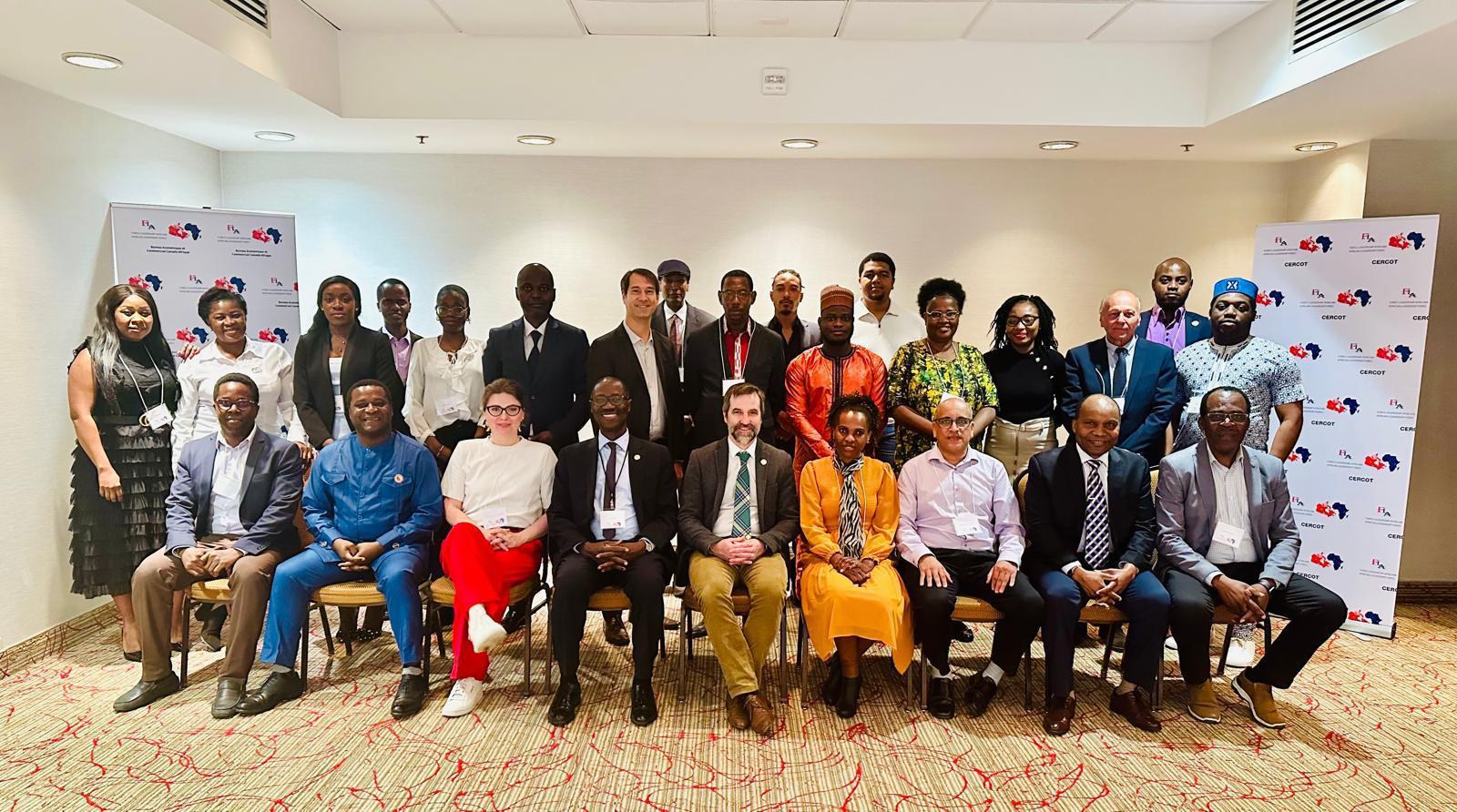 Participants à un forum d'affaires Canada-Afrique